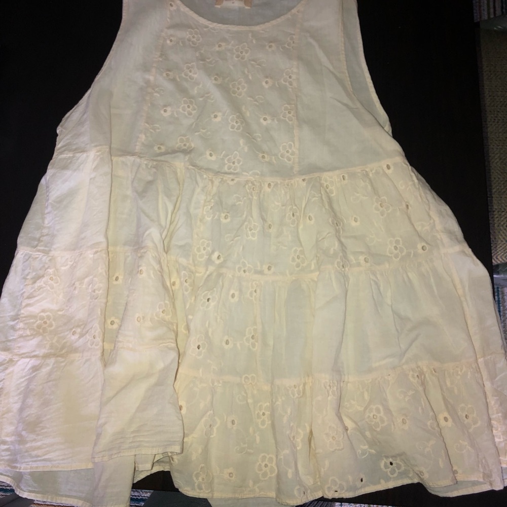 Cream tank top